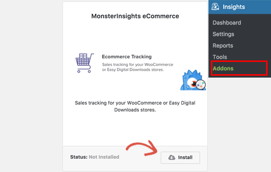 MonsterInsights电子商务插件 