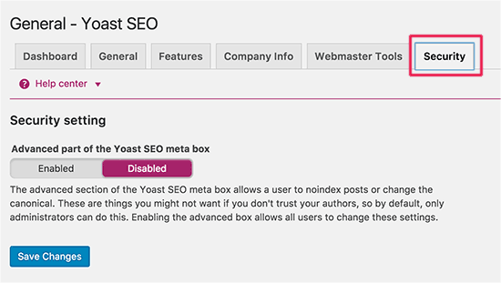 Yoast SEO  - 安全 