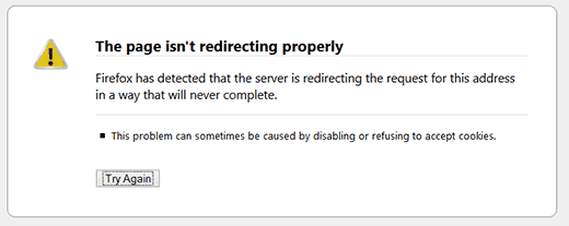 WordPress重定向错误显示在Firefox中 