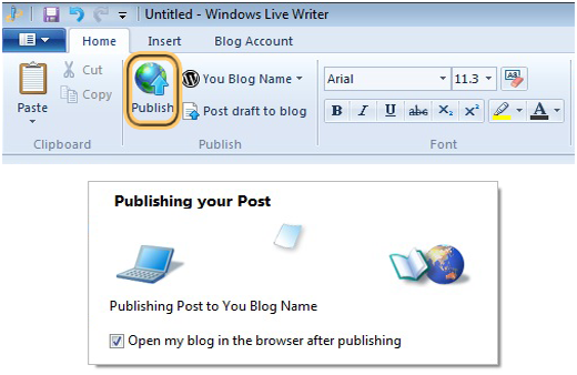 如何在Windows Live Writer中发布WordPress帖子 