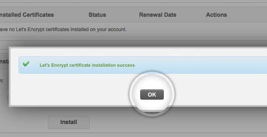 让我们加密安装 