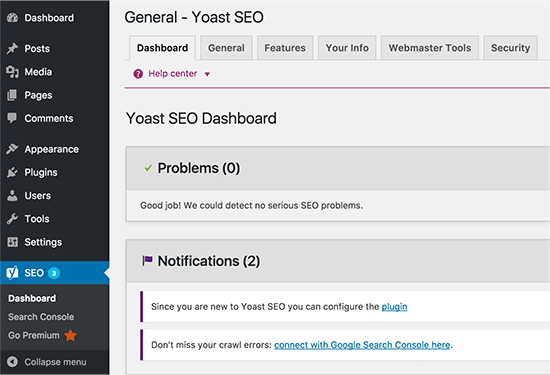 Yoast SEO插件安装 